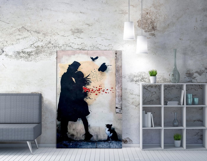 Wallity Lienzo Decorativo Banksy WY04 70 x 100 cm
